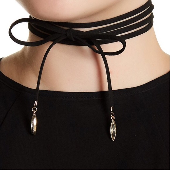 Boutique Jewelry - w/$50 Purchase ✨⇝ Vegan Suede Wrap Choker ⇝